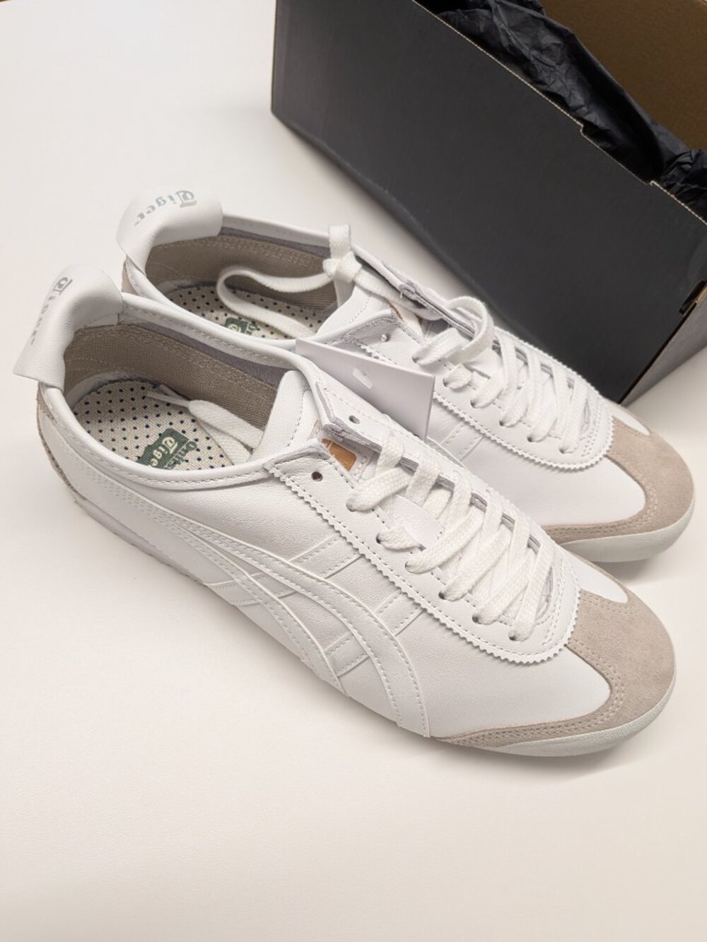 Onitsuka Tiger Mexico 66 "White/White" Sneaker Men 8.5 / Women 10 - Brand New - Picture 3 of 6
